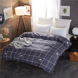 1 piece Quilt Cover Nordic Simple Duvet Cover 180x220 Single Double Queen King Adult KidsBedclothes Bedding Bedroom