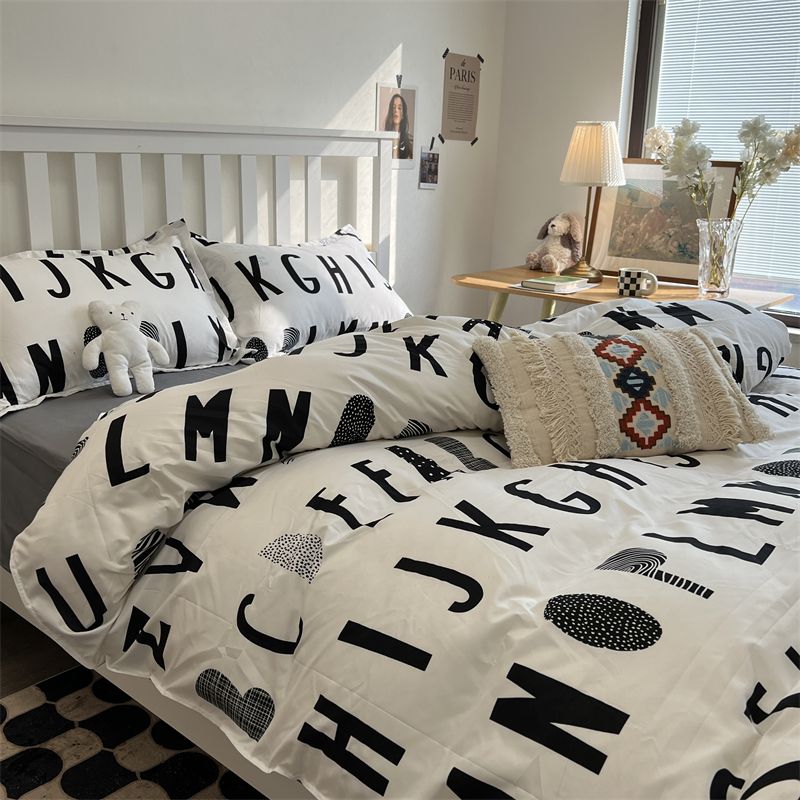 Fashion Bedding Set Twin Queen Size New Design Bed Linen Duvet Cover Pillowcase Polyester Kids Adult Home Textile