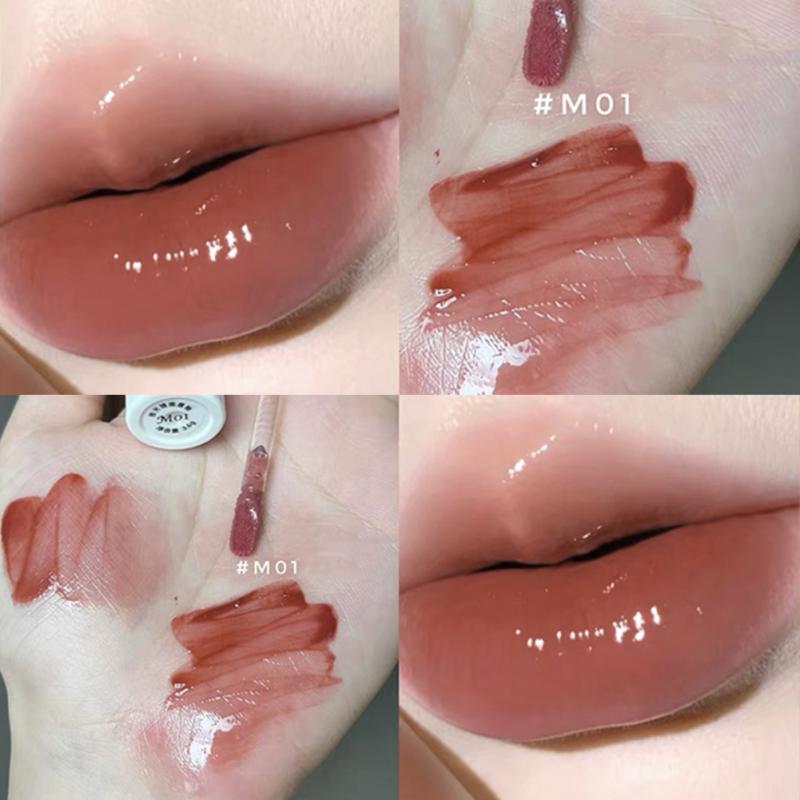 Mirror Lip Gloss Water Glass Lipgloss Moisturizing Liquid Lipstick Sexy Red Lip Tint Lip Glaze Makeup Korean Cosmetics