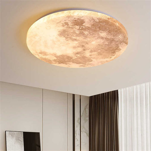 Nordic Moon Ceiling Light Led Bedroom Decoration Lamp Balcony Bathroom Dimmable Room Indoor Lighting Induction Wall Light  Moon