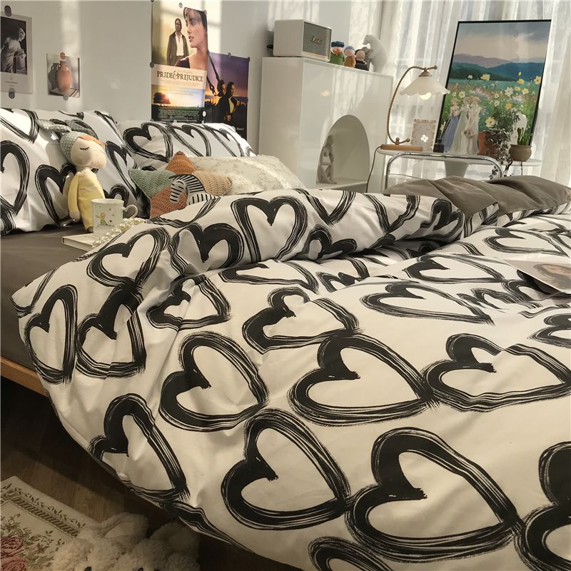 Green Flower Bedding Set Bed Sheet Set Flat Sheet Pillowcases Duvet Cover Cool Fashion Home Textile For Adults Kids Bed Linen