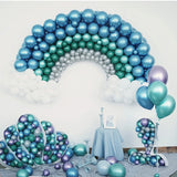 12pcs 5/10/12inch Metal Pearl Latex Balloons Chrome Glossy Metallic Colors Balloon Globos Gold Birthday Party Event Decoration