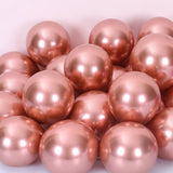 12pcs 5/10/12inch Metal Pearl Latex Balloons Chrome Glossy Metallic Colors Balloon Globos Gold Birthday Party Event Decoration