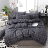 3/4pcs Cartoon Bedding Set Feather Duvet Cover Set Quilt Cover Bed Sheet Pillowcases Kit for Single Twin Double Queen King Bed