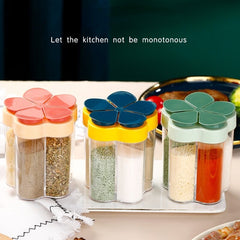 Seasoning Jar Plastic Container Seasoning Bottle Spice Organizer Outdoor Camping Seasoning Container Kitchen Gadget Sets