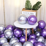 12pcs 5/10/12inch Metal Pearl Latex Balloons Chrome Glossy Metallic Colors Balloon Globos Gold Birthday Party Event Decoration