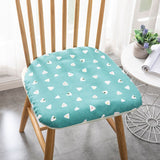 Nordic Print Sponge Dining Chair Cushion Cotton Hemp Non-Slip Dining Decor Chair Cushions Comfor Office Living Stool Cushion