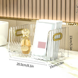 Stackable Desktop Storage Box Organizer Cosmetic Storage Box Cosmetic Storage Box Mask Storage Box Bathroom