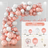 Qfdian wedding gifts for couple hot sale new Macaron Metal Balloons Garland Arch Balloons Birthday Balloons Decoration Birthday Party Decor Baby Shower Wedding Decoration