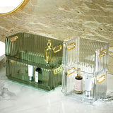 Stackable Desktop Storage Box Organizer Cosmetic Storage Box Cosmetic Storage Box Mask Storage Box Bathroom