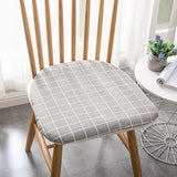 Nordic Print Sponge Dining Chair Cushion Cotton Hemp Non-Slip Dining Decor Chair Cushions Comfor Office Living Stool Cushion