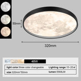 Chandelier Moon 48W Dimmable  Led Ceiling Lamp Moon for Bedroom Dining Room Ceiling Lights Home Indoor Lighting Decor Lamp