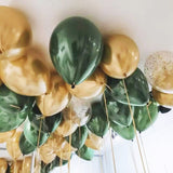 12pcs 5/10/12inch Metal Pearl Latex Balloons Chrome Glossy Metallic Colors Balloon Globos Gold Birthday Party Event Decoration