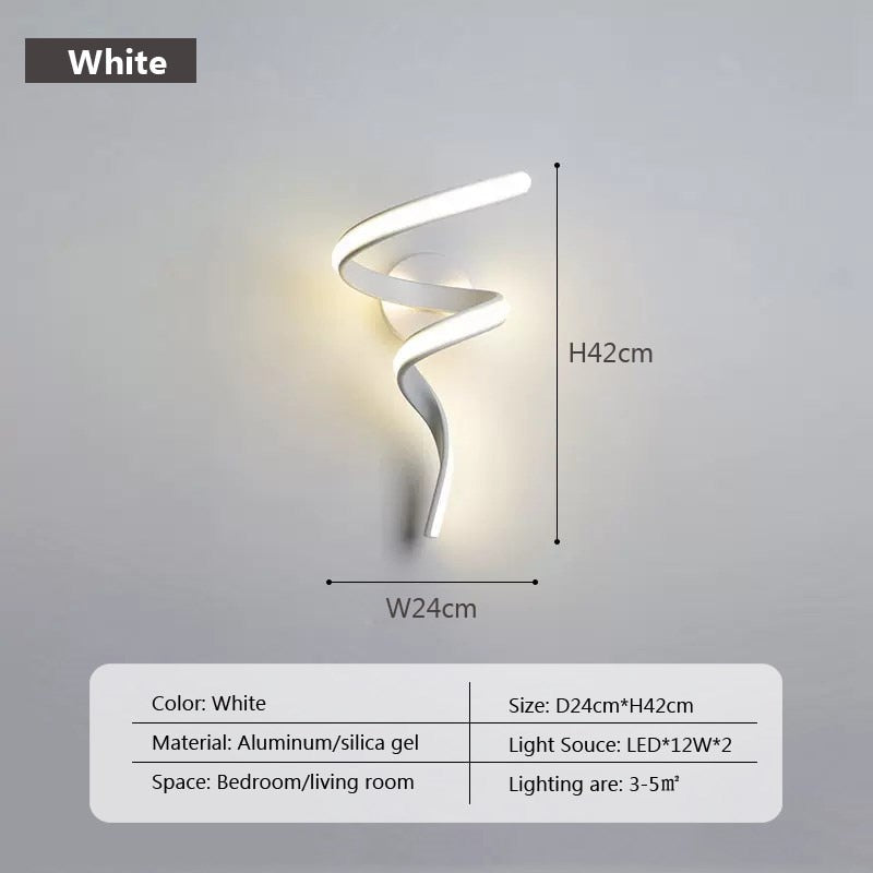 Modern Minimalist LED Wall Lamp Home Indoor Decor wall Sconce For Living Room Bedroom Bedside Lustres Backgroud Light Decoration