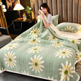 Qfdian Warm Winter Blanket Fluffy Thick Bed Cover Duvet Weighted Blanket For Beds Soft Throw Blankets Bedspread On The Bed Home Bedding