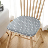 Nordic Print Sponge Dining Chair Cushion Cotton Hemp Non-Slip Dining Decor Chair Cushions Comfor Office Living Stool Cushion