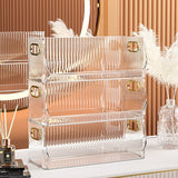 Stackable Desktop Storage Box Organizer Cosmetic Storage Box Cosmetic Storage Box Mask Storage Box Bathroom
