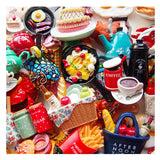 Qfdian home decor hot sale new 3D Creative Simulation Food Cute Mini Fridge Magnets Home Decor Fridge Stickers Refrigerator Paste Room Decoration Collection