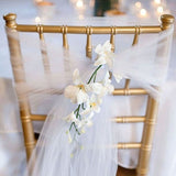 5/10m Wedding Decoration Tulle Roll Organza Sheer Birthday Party Outdoor Country Diy Wedding Decor Arche Chair Sashes Yarn