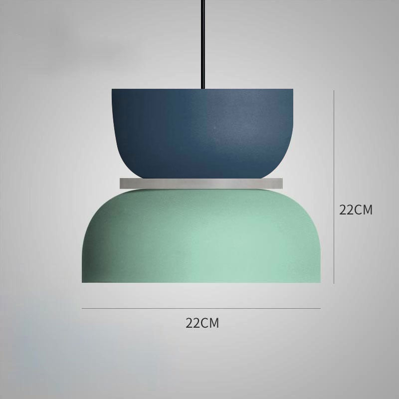 Qfdian home decor hot sale new New Modern Pendant Lamp Led Nordic Hanging Suspension Bedside Living Bedroom Study Bar Dining Room Lighting Macaron Decor Lights