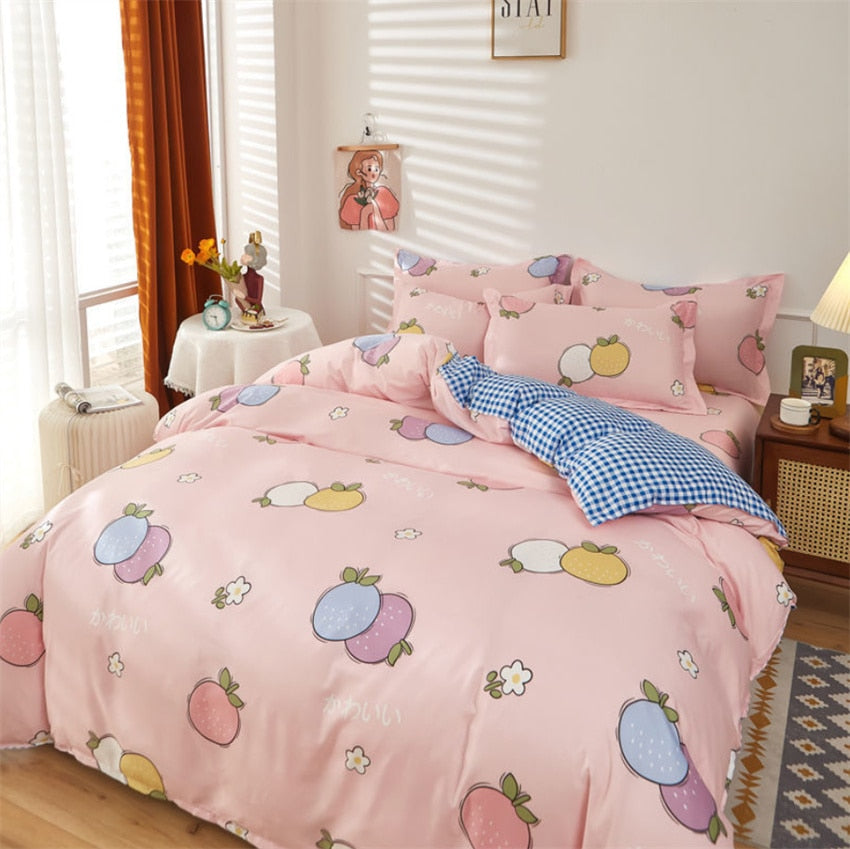 Rainbow Bear Printed 1pc Duvet Cover Polyester Cotton Bedclothes Comforter Cover Single Twin Full Queen King Size Quilt Cover