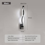 Modern Minimalist LED Wall Lamp Home Indoor Decor wall Sconce For Living Room Bedroom Bedside Lustres Backgroud Light Decoration