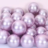 12pcs 5/10/12inch Metal Pearl Latex Balloons Chrome Glossy Metallic Colors Balloon Globos Gold Birthday Party Event Decoration