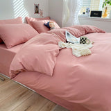 Nordic Plaid Bedding Set Black Grey Soft Bed Linen Single Full Queen Size Duvet Cover Flat Sheet Pillowcases Kit