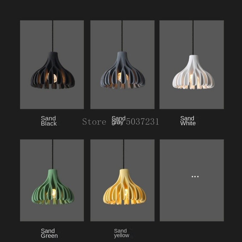 Qfdian home decor hot sale new Designer Macarone Resin Pendant Lights Bar Study Restaurant Hanging Lamp Modern LED Decor Home Nordic Luminaire Lustre Lighting