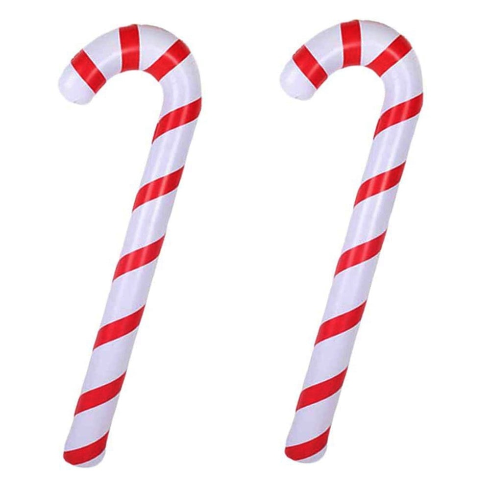 Qfdian halloween decorations Inflatable Christmas Canes Lollipop Balloon Merry Christmas Decoration for Home Xmas Ornaments Outdoor Decors Navidad Gifts Noel