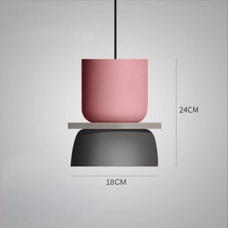 Qfdian home decor hot sale new New Modern Pendant Lamp Led Nordic Hanging Suspension Bedside Living Bedroom Study Bar Dining Room Lighting Macaron Decor Lights