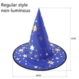 Qfdian halloween decorations halloween costumes Lighted Witch Hats Halloween Decorations Can Be Hung Tree Hanging Ornament Halloween Costume Cosplay Wicked Witch Supplies