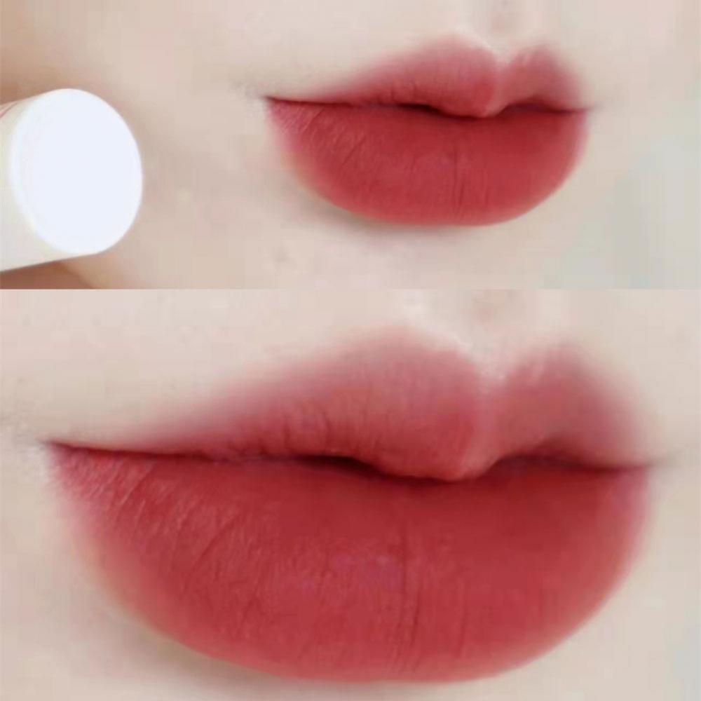 Pink Bear Lipstick Matte Velvet Lip Gloss Sexy Red Lip Tint Makeup Waterproof Lipgloss Long Lasting Lip Stick Korean Cosmetics