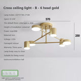 Modern Creative Chandelier LED Lighting Romantic Minimalist Black White Golden Bedroom Living  Dining Room Ceiling Decor Lamp