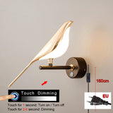 Modern Simplicity LED wall lamp Magpie bird model Light sconce light indoor lighting home kitchen bedside bedroom living room