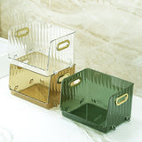 Stackable Desktop Storage Box Organizer Cosmetic Storage Box Cosmetic Storage Box Mask Storage Box Bathroom