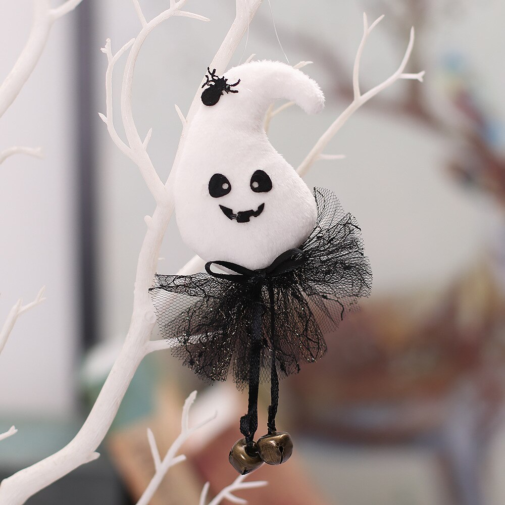 Qfdian halloween decorations halloween costumes halloween gift Halloween Doll Hanging Pendant Ornament Witch Pumpkin Outdoor Tree Party Prop Kids Gift Home Decor Halloween Decoration for Home