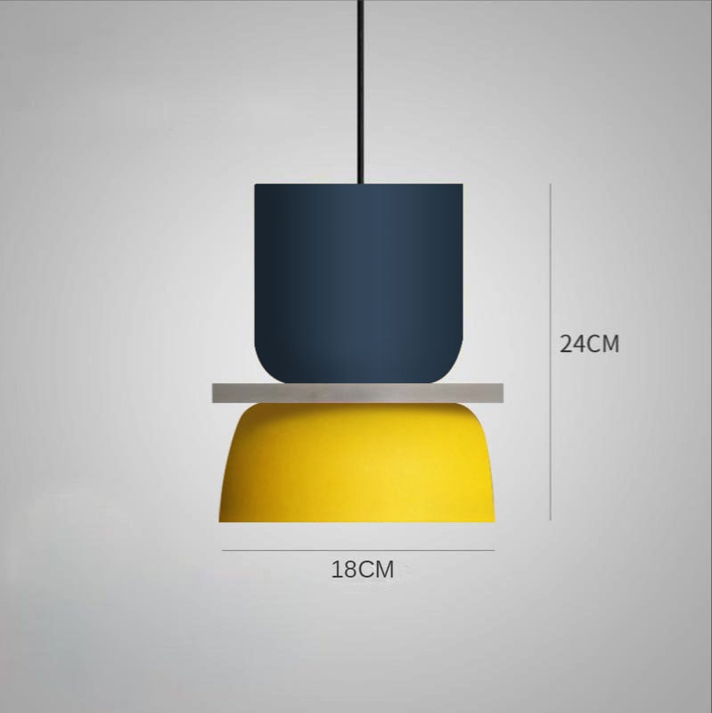 Qfdian home decor hot sale new New Modern Pendant Lamp Led Nordic Hanging Suspension Bedside Living Bedroom Study Bar Dining Room Lighting Macaron Decor Lights