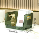 Stackable Desktop Storage Box Organizer Cosmetic Storage Box Cosmetic Storage Box Mask Storage Box Bathroom