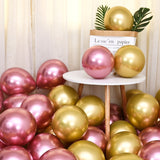12pcs 5/10/12inch Metal Pearl Latex Balloons Chrome Glossy Metallic Colors Balloon Globos Gold Birthday Party Event Decoration