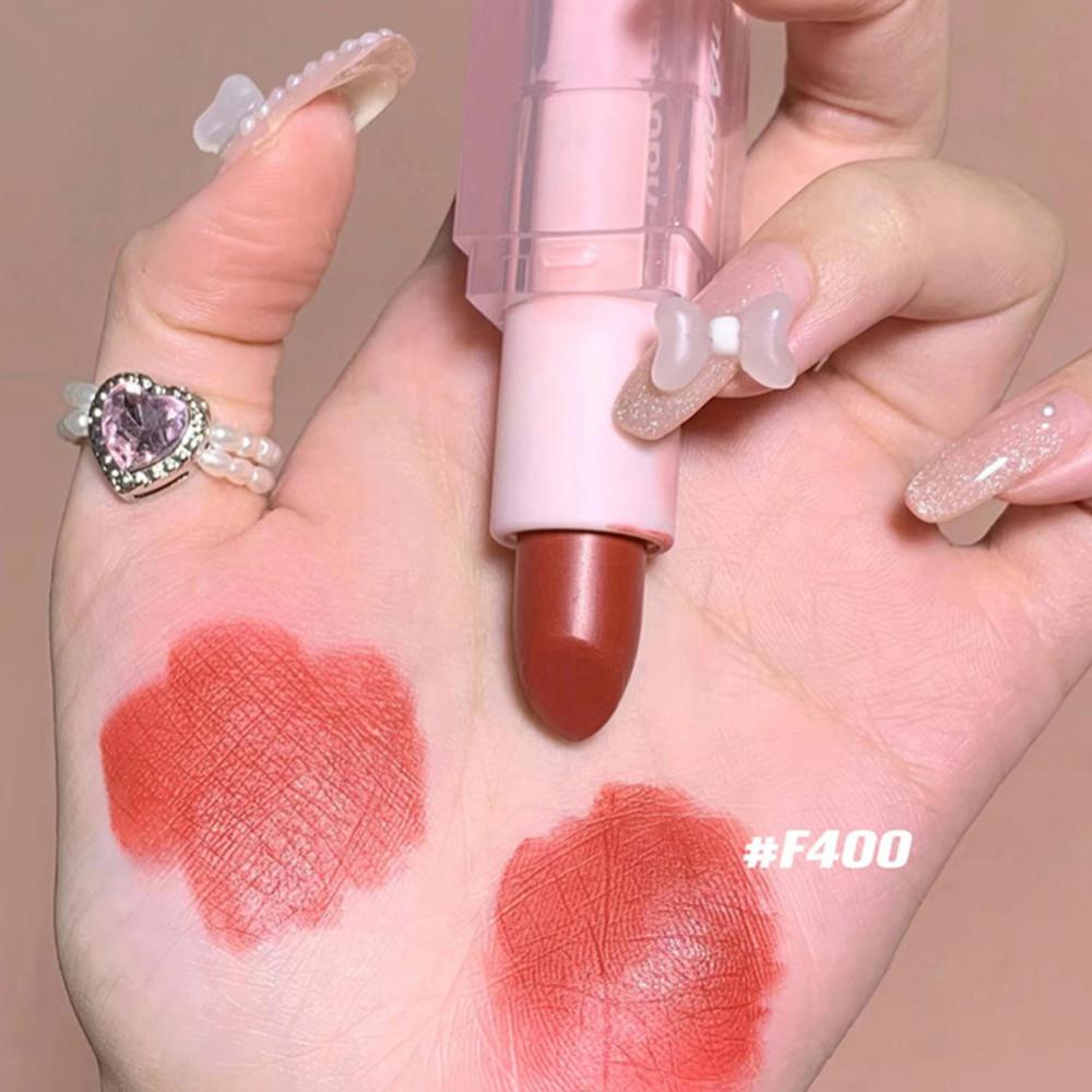 Pink Bear Lipstick Matte Velvet Lip Gloss Sexy Red Lip Tint Makeup Waterproof Lipgloss Long Lasting Lip Stick Korean Cosmetics