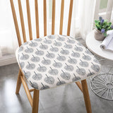 Nordic Print Sponge Dining Chair Cushion Cotton Hemp Non-Slip Dining Decor Chair Cushions Comfor Office Living Stool Cushion