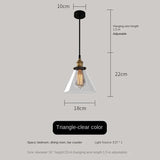 American Loft Pendant Lamp for Bar Bedroom Restaurant Bar Glass Retro Industrial Hanging Lights Fixture Lighting Home Indoor