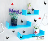 Qfdian Party decoration 24Pcs/Lot PVC 3D DIY Butterfly Wall Stickers Home Decor Poster for Kitchen Room Adhesive to Wall Decals Decoration