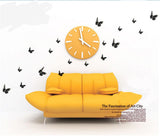 Qfdian Party decoration 24Pcs/Lot PVC 3D DIY Butterfly Wall Stickers Home Decor Poster for Kitchen Room Adhesive to Wall Decals Decoration