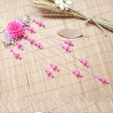 Qfdian wedding?decorations hot sale new Costume headdress hairpin of restoring hair clasp ancient classical decoration step shake tassel hanfu cos hair accessories