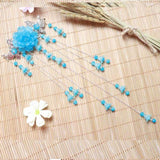 Qfdian wedding?decorations hot sale new Costume headdress hairpin of restoring hair clasp ancient classical decoration step shake tassel hanfu cos hair accessories