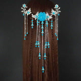 Qfdian wedding?decorations hot sale new Costume headdress hairpin of restoring hair clasp ancient classical decoration step shake tassel hanfu cos hair accessories