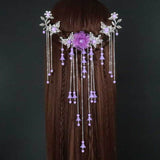 Qfdian wedding?decorations hot sale new Costume headdress hairpin of restoring hair clasp ancient classical decoration step shake tassel hanfu cos hair accessories