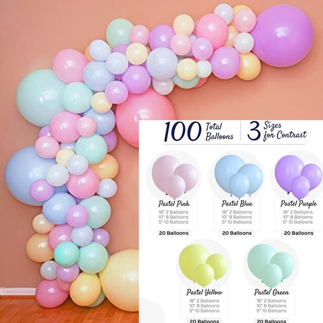 Qfdian Party decoration hot sale new Rose Gold Balloon Arch Garland Kit Clear Premium Latex Balloons Wedding Bridal Baby Shower Birthday Bachelorett Party Decor